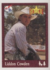 1991 Rodeo America Pro Rodeo Cards Set B Liddon Cowden #79