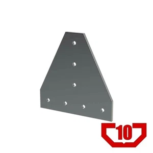 45 Serie - 7 Loch Verbindungsplatte, JP107H, (10) Packung - Bild 1 von 3