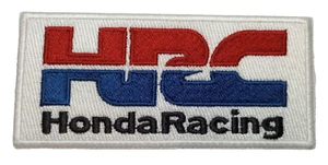 Honda Racing HRC Patch ~ 3 7/8" x 1 3/4" ~ bestickt ~ aufbügeln oder aufnähen ~ - Bild 1 von 1