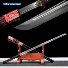 Hand-Forged Damascus Folded Steel Japanese Katana Sword Sharp Blade FullTang Dao