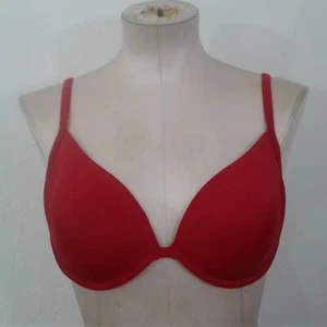 Women's Joe Boxer Red T-Shirt Bra Size 38C - Picture 1 of 7