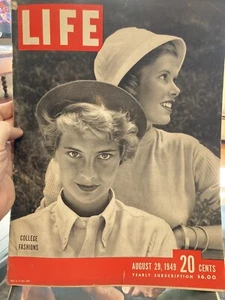 life magazine 29. August 1949. 259 - Bild 1 von 1
