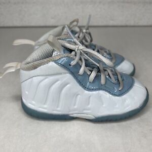 Nike Little Posite One Toddler Basketball Shoes Size 7C Light Blue DM1094-400