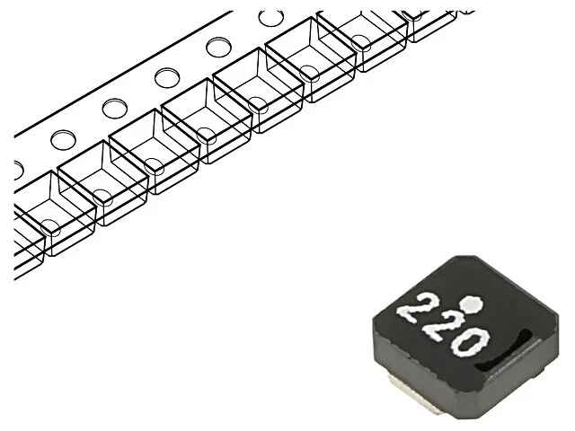 2X VLCF5020T-220MR58 Drossel: Ferrit SMD 22uH 1,1A 373mΩ ±20% VLCF TDK - Bild 1 von 1