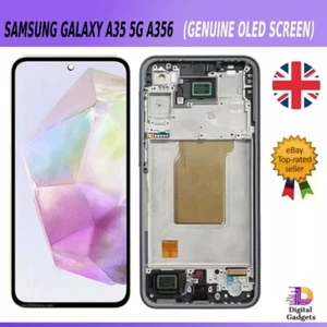 For Samsung Galaxy A35 5g A356 OLED Genuine Screen Touch Display BLACK FRAME - Picture 1 of 1