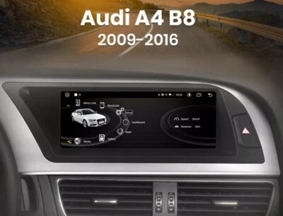 RADIO 2 DIN 8.8" PER AUDI A4 B8 ANDROID BLUETOOTH USB GPS CARPLAY WI-FI 4G - Immagine 1 di 4