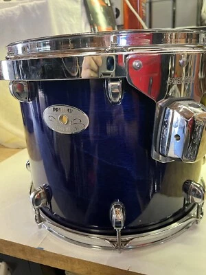 Premier Artist Birch años 90/2000 - Laca Azul Construido en el Reino Unido 14X11 rack tom/fiso tom Foto 1 de 4