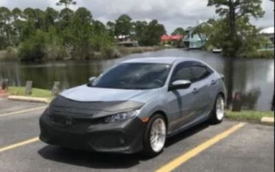 Sujetador con cubierta de máscara frontal Lebra para Honda Civic Hatchback Sport 2017-2021 17-21 Foto 1 de 2