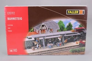 ZM088 FALLER 120192 Maquette train Ho Quai Platform Bahnsteig diorama - Bild 1 von 4