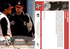 Chris Dovey 2008 MultiAd Asheville Tourists #9 Card *AutographDen*