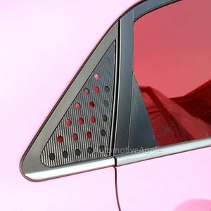 Quarter Glass 3D Decal Sticker Carbon (Fits : 2012 2015 Hyundai Elantra GT i30 ) - Picture 1 of 4