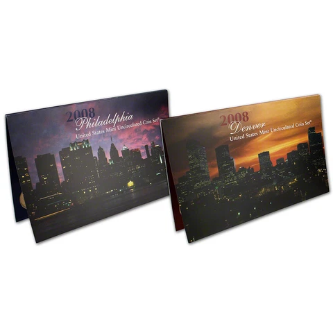 2008 United States Mint Uncirculated Coin Set (U08) Cover