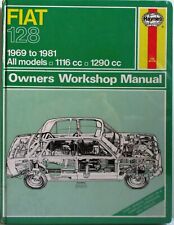 Haynes - Fiat 128/1969 - 1981 /Tous Modèles Manuel Atelier Propriétaire -