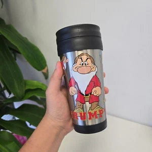 Bicchiere tazza da viaggio Disney store Grumpy Dwarf spedizione veloce!! - Foto 1 di 8
