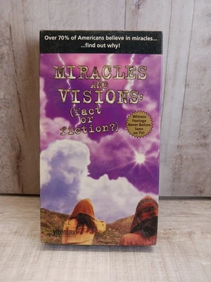 ✅Miracles and Visions: (Fact or Fiction?) VHS CULT ALIENS Vidmark SEALED - Image 1 of 3