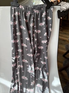 Nine West Nachtwäsche Pyjamahose Gr. Medium Blumenmuster - Bild 1 von 12