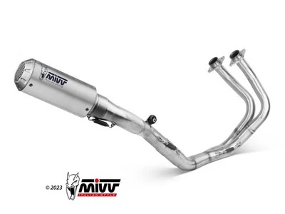 SCARICO COMPLETO MIVV POWER STEEL MK3 ACCIAIO INOX PER YAMAHA MT-03 2016-2024 - Immagine 1 di 3