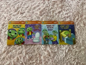 FOUR LeapFrog Tag Junior LeapReader books — TODDLER MILESTONES Set - Picture 1 of 13