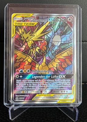 1x Pokemon Karte Lavados & Zapdos & Arktos GX SM210 Sonne und Mond Promo! DE NM! - Bild 1 von 4