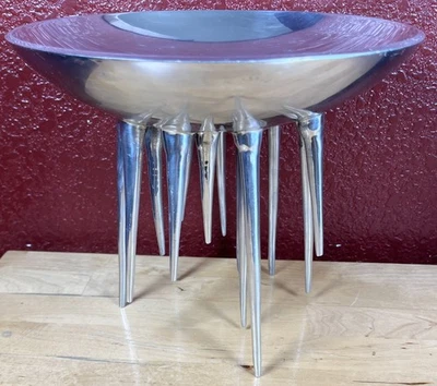 Michael Aram Rare Original Ocean Collection Stainless Steel Jellyfish Dish Bowl - Image 1 of 4