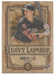 2025 Topps Update Heavy Lumber Brooks Lee (#HL-66) Twins RC SSP - Picture 1 of 2