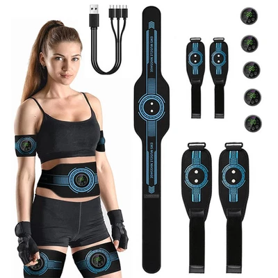 Smart EMS Muscle Stimulator Abs Trainer Abdominal Toning Belt Muscle Body Belts