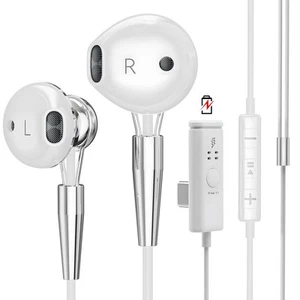 Wired Gaming Earbuds with ENC Microphone, 60W Fast Charge Port, USB C 7.1 Gam... - Picture 1 of 8