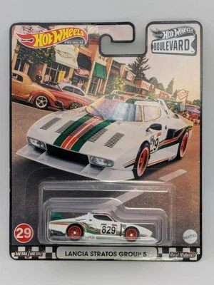 Hot Wheels Premium Boulevard Lancia Stratos Group 5 2021 #29 NEW - Image 1 of 4