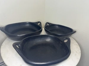 3 Bräter Saute Dish’s Auflaufform schwarzer Ton  - Bild 1 von 12