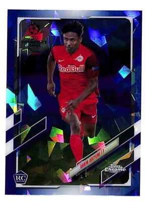 2020 TOPPS CHROME UEFA  CHAMPIONS LEAGUE SOCCER 99 KARIM ADEYEMI BLUE PRIZMS RC - Image 1 of 2