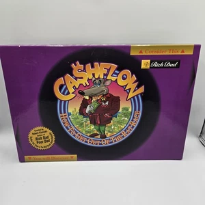 Cash Flow Board Game Rich Dad Poor Dad G101CT17 Robert Kiyosaki 2002 Complete - Picture 1 of 11