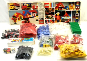 5Lbs+ 1974 Lego Systems Denmark Basic Building Blocksriginal Colors Early Lot - Picture 1 of 7