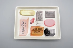 Angela Staehling Magenta Skizzenbuch Zeichnung Radiergummis Schmuck Tablett/Schale - Bild 1 von 18