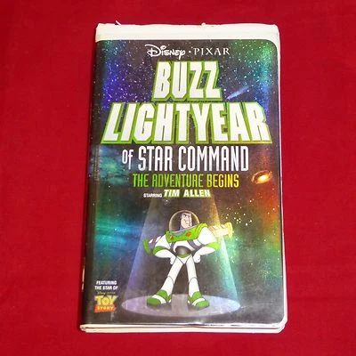 Buzz Lightyear of Star Command The Adventure Begins VHS Tim Allen Disney Pixar - Image 1 of 4