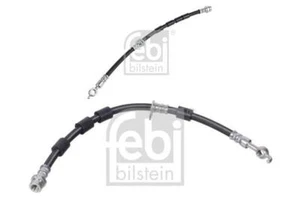 Pair Brake Hose Front/Left/Right FOR FORD FIESTA VI 1.25 1.4 1.6 08->17 Febi - Picture 1 of 3