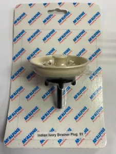 Colino di ricambio per lavello cucina mcalpine avorio indiano tappo di scarico - Foto 1 di 2