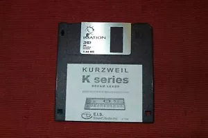 Diskette mit Moog Minimoog Lead Patches für Kurzweil K2000 K2661 K2500 K2600 PC3K - Bild 1 von 5