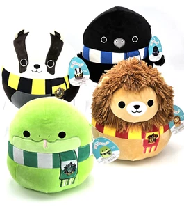 PAQUETE de 4 Squishmallows KellyToy Harry Potter Casas Set 10" Peluche Nuevo con Etiquetas - Imagen 1 de 22