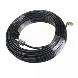 100ft RG8X Coax Coaxial UHF PL259 Connectors Amateur CB Radio Antenna Cable - Picture 1 of 4