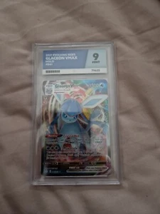 Pokemon Glaceon VMAX 041/203 Ace Grading 9 - Picture 1 of 2