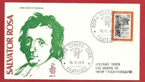 FDC VENETIA Nr° 342 - 300° Morte Salvator Rosa - ROMA 15 III 1973 - Foto 1 di 2