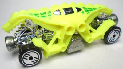 Hot Wheels Double Demon 1994 amarillo 1:64 diecast 3" Dragon Car con verde Foto 1 de 4