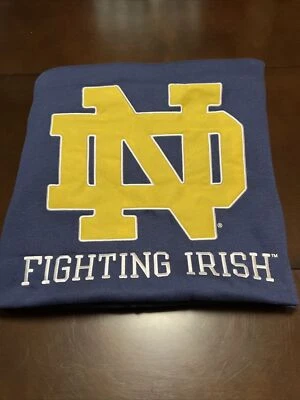 NOTRE DAME Fighting Irish 55”x 80”Sweatshirt Blanket  2021 Logo Brands Nice!! - Image 1 of 4