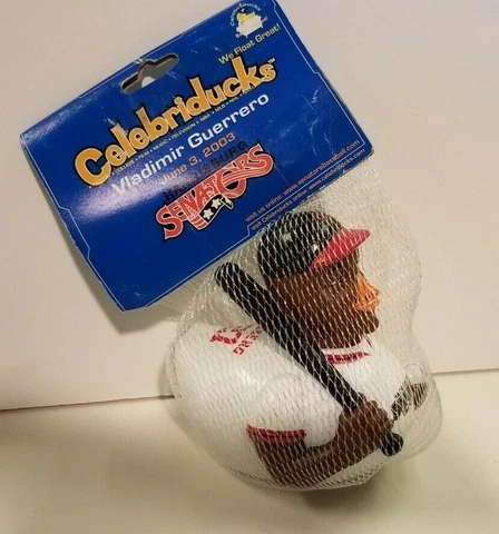 HARRISBURG SENATORS Vladimir Guerrero Celebriduck sga rubber Ducky duck MiLB Cover