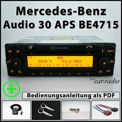 Original Mercedes Audio 30 APS BE4715 Becker Navigationssystem A2088202026 Radio - Bild 1 von 4