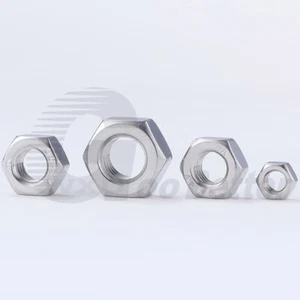 Hex Nuts M4 M5~M20 304 Stainless Steel Left Hand Metric Coarse thread Hex Nuts - Picture 1 of 10