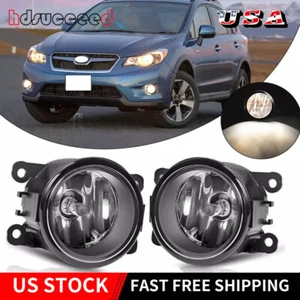 For Subaru XV Crosstrek 2017-2020 Fog Lights w/ Halegon Bulbs Front Bumper Lamp - Picture 1 of 9