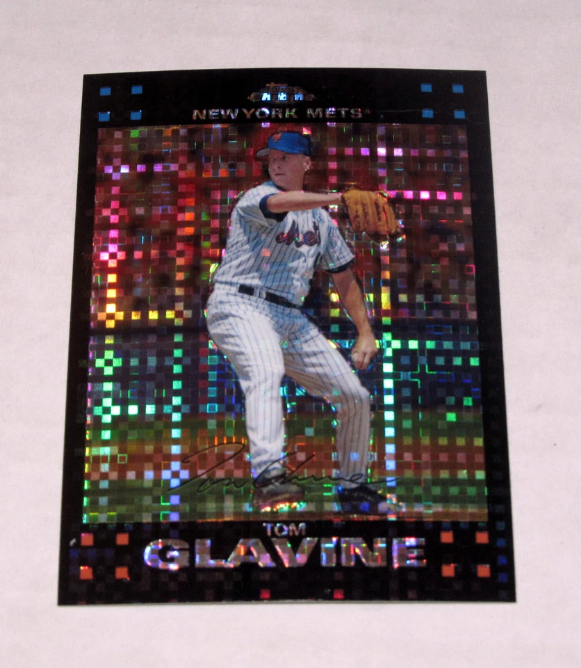 2007 Topps Chrome Xfractor Refractor 165 Tom Glavine  HOF $.99 Shipping! - Image 1 of 1