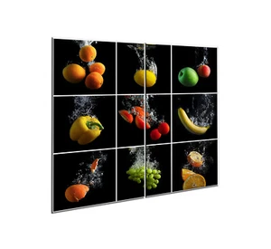 Herdabdeckplatten Set 2x30x52 cm Ceranfeld Abdeckung Glas Spritzschutz Küche - Bild 1 von 7