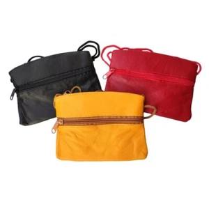 Ladies Real Leather Shoulder Bag Large Purse Cross Body Mini Handbag Lightweight - Picture 1 of 3